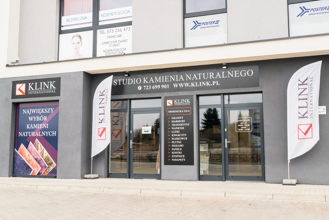 Klink Poznań kamień naturalny płytki ceramiczne